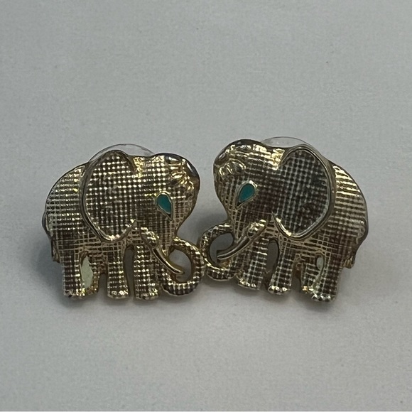 Lilly Pulitzer Jewelry Gold Lilly Pulitzer Elephant Earrings Poshmark
